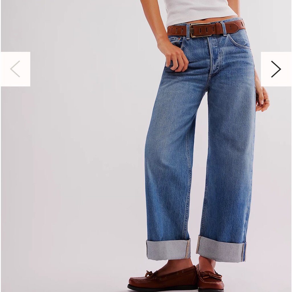 Citizens Of H Ayla Baggy Cuffed Crop